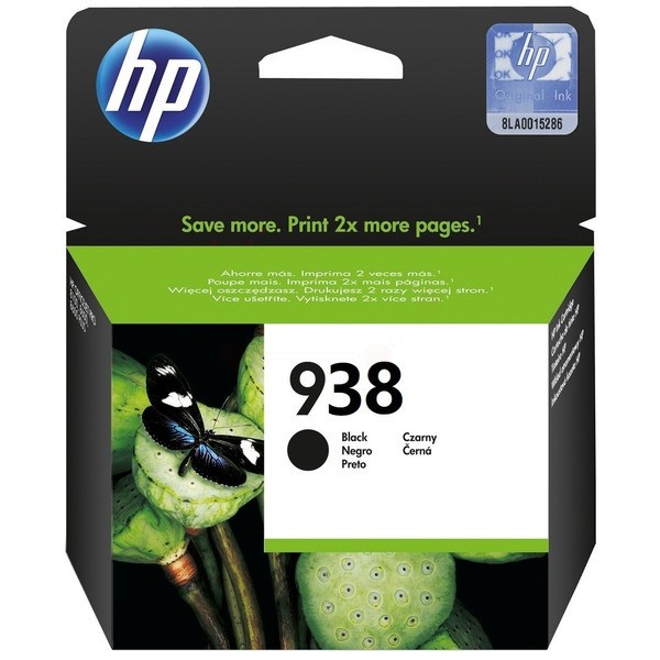 NEUOriginal HP 4S6X8PE / 938 Tinte black 1.450 Seiten