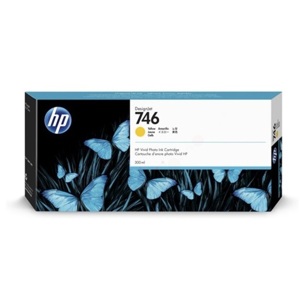 Original HP P2V79A / 746 Tintenpatrone gelb 300 ml