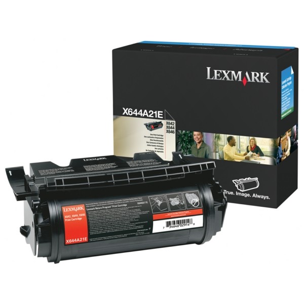 Original Lexmark X644A21E Tonerkartusche schwarz 10.000 Seiten