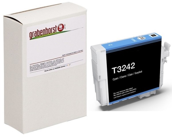 Alternativ Epson C13T32424010 / T3242 Tinte cyan 14 ml 980 Seiten