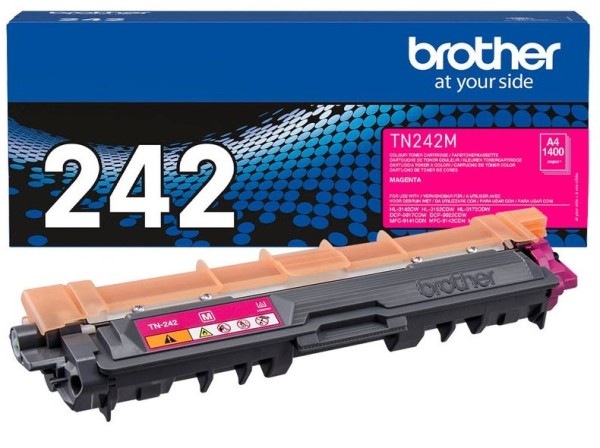 Original Brother TN-242M Toner magenta 1.400 Seiten