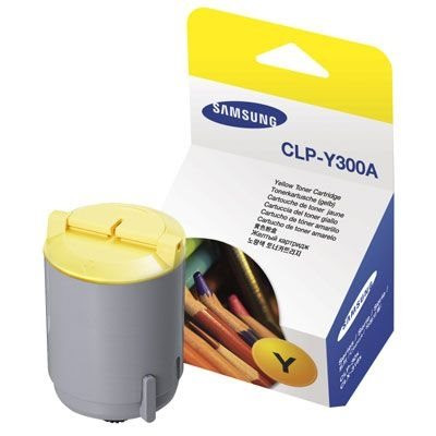 Original Samsung CLP-Y300A Toner yellow 1.000 Seiten