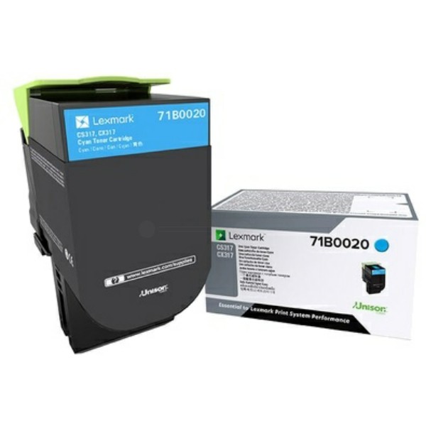 Original Lexmark 73B0020 Toner-Kit cyan 15.000 Seiten