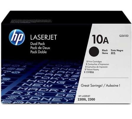 Original HP Q2610AD / 10AD Toner black 6.000 Seiten