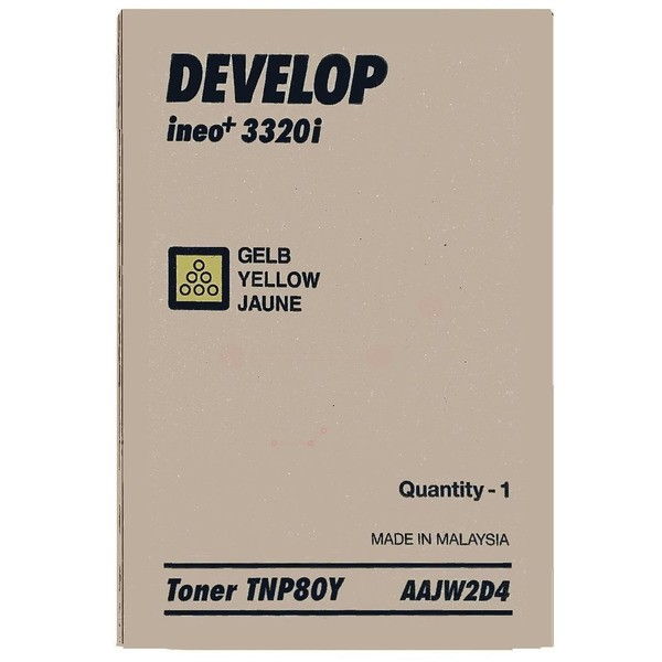 Original Develop AAJW2D4 / TNP-80Y Toner yellow 9.000 Seiten
