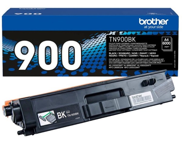 Original Brother TN-900BK Toner black 6.000 Seiten