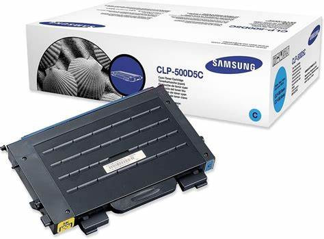 Original Samsung CLP-500D5C Toner cyan 5.000 Seiten