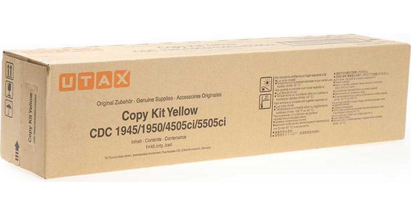Original Utax 654510016 Toner yellow 20.000 Seiten