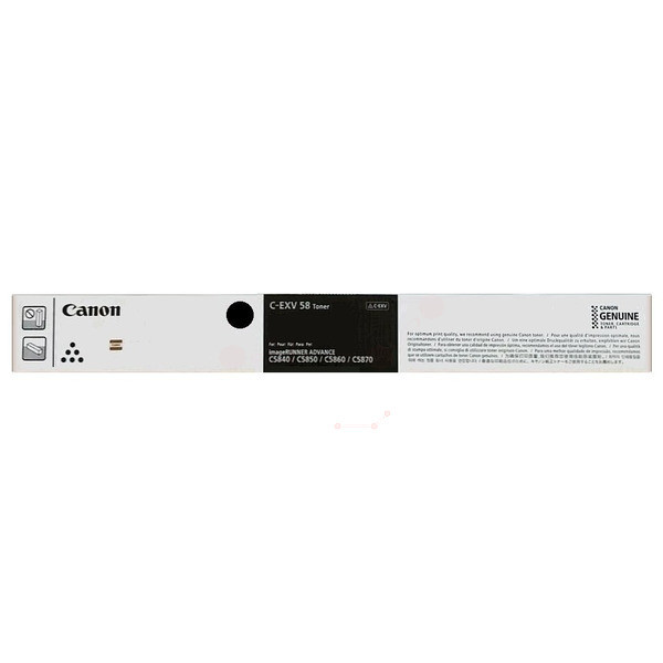 Original Canon 3763C002 / C-EXV58BK Toner black 71.000 Seiten