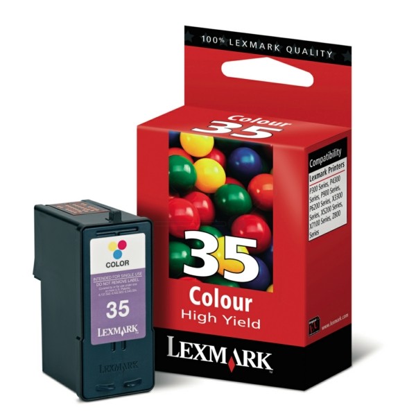 Original Lexmark 18C0035E / 35XL Tinte color 450 Seiten