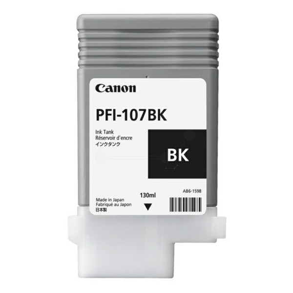 Original Canon 6705B001 / PFI-107 BK Tintenpatrone schwarz 130 ml