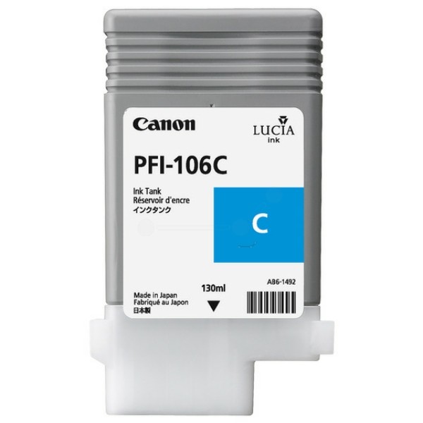 Original Canon 6622B001 / PFI-106 C Tintenpatrone cyan 130 ml