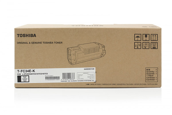 Original Toshiba 6A000001530 / T-FC34EK Toner black 15.000 Seiten