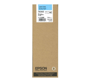 Original Epson C13T636500 / T6365 Tinte photo cyan 700 ml