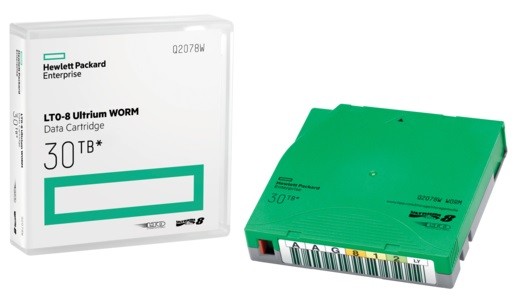 Original HP Q2078W , LTO8 / LTO Ultrium 8 , 12TB / 30TB Datenträger WORM