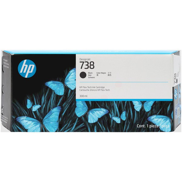 NEUOriginal HP 498N8A / 738 Tinte black 300 ml