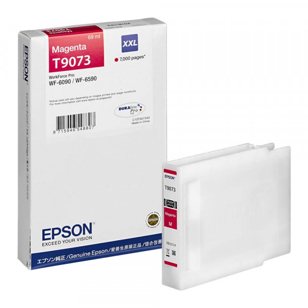 Original Epson C13T90734N / C13T907340 / T9073XXL Tinte magenta 69 ml 7.000 Seiten