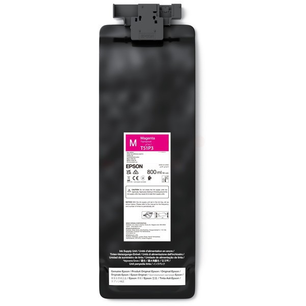 NEUOriginal Epson C13T51P300 / T51P3 Tinte magenta 800 ml