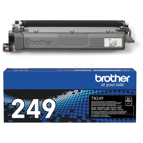 Original Brother TN-249BK Toner black extra High-Capacity 4.500 Seiten