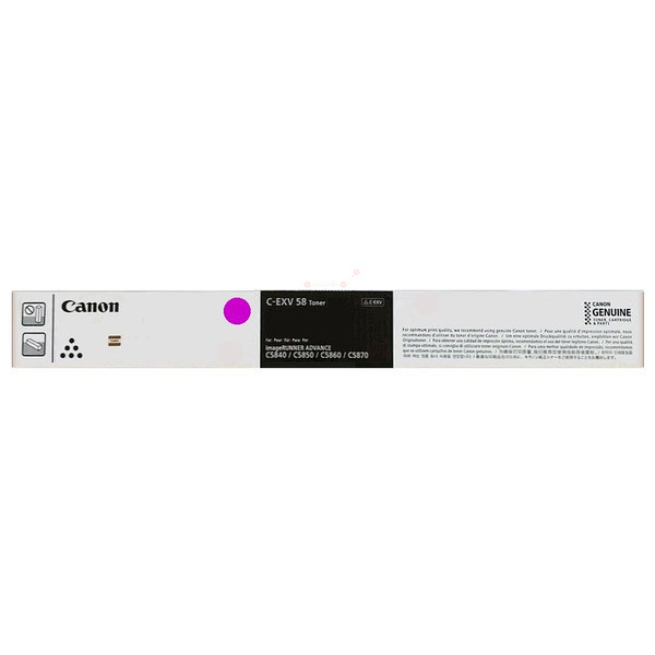 Original Canon 3768C002 / C-EXV58LM Toner magenta 26.000 Seiten