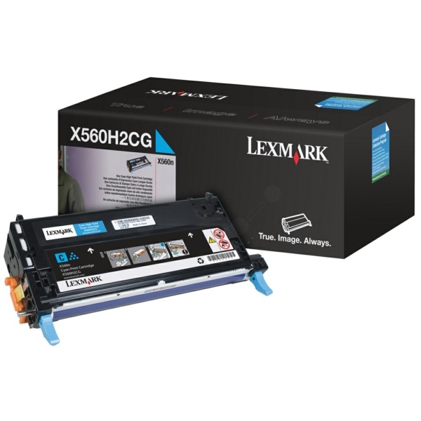 Original Lexmark X560H2CG Tonerkartusche cyan 10.000 Seiten