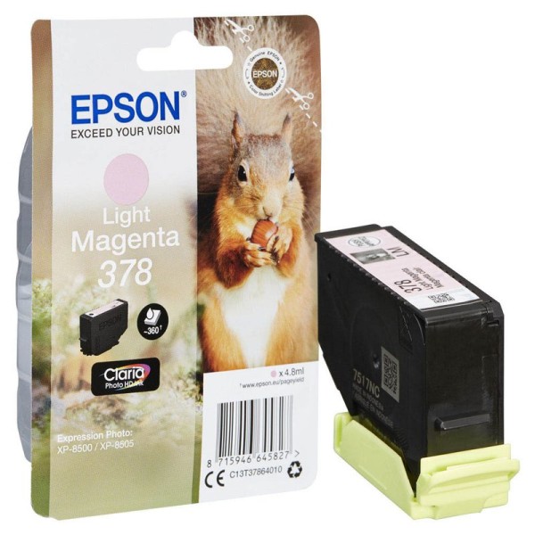 Original Epson C13T37864010 / 378 Tinte photo magenta 4,8 ml 360 Seiten