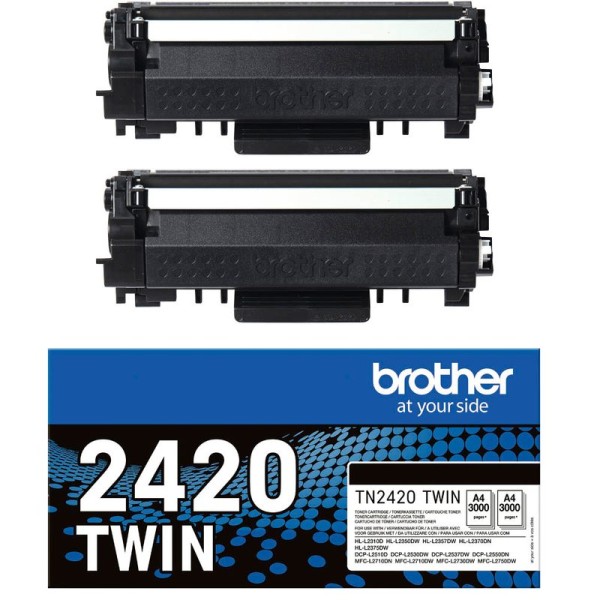 Original Brother TN-2420TWIN Toner Doppelpack 3.000 Seiten