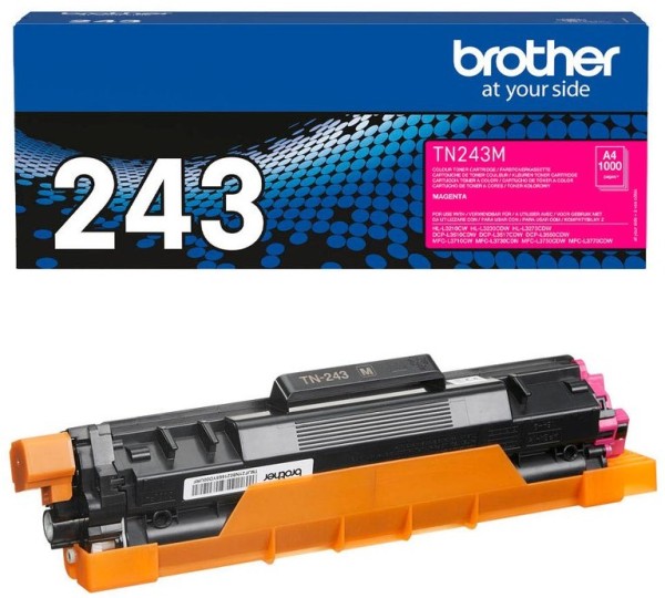 Original Brother TN-243M Toner magenta 1.000 Seiten