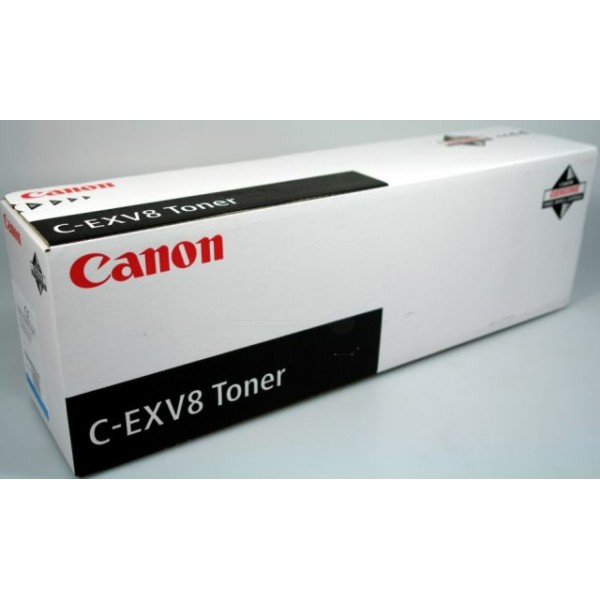 Original Canon 7628A002 / C-EXV 8 Toner cyan 25.000 Seiten
