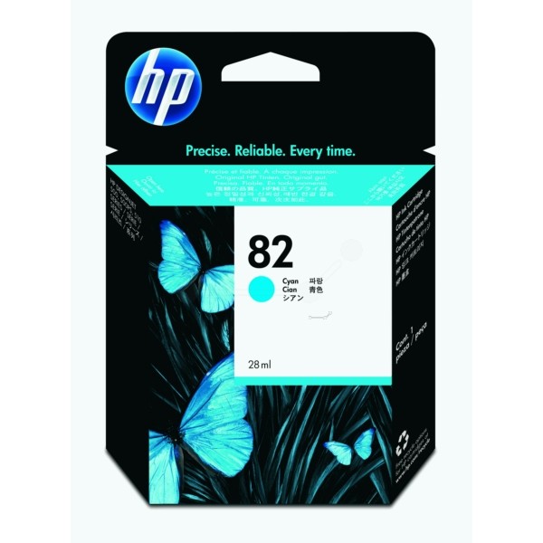 Original HP CH566A / 82 Tintenpatrone cyan 28 ml