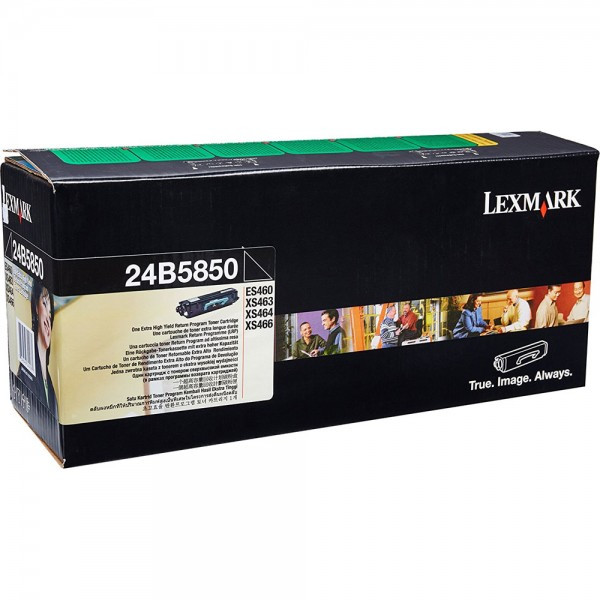Original Lexmark 24B5850 Toner black 14.000 Seiten