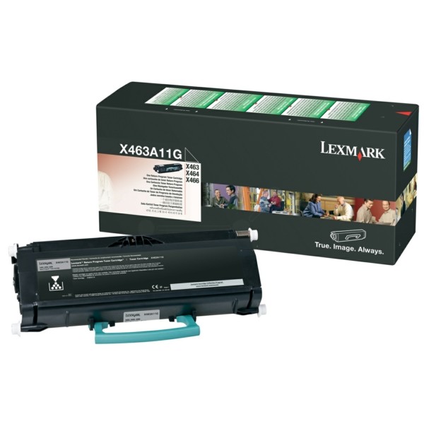 Original Lexmark X463A11G Toner-Kit return program 3.500 Seiten