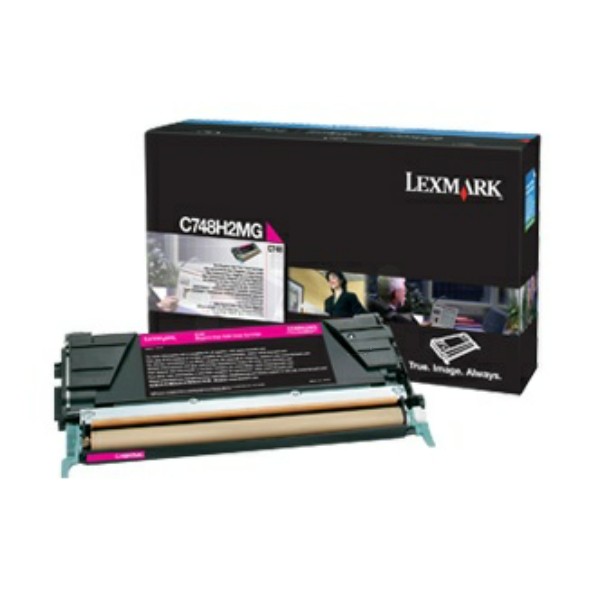 Original Lexmark C748H2MG Tonerkartusche magenta 10.000 Seiten