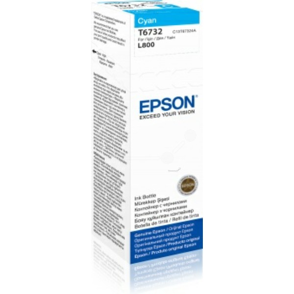 Original Epson C13T67324A / T6732 Tintenpatrone cyan 70 ml