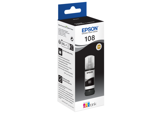 Original Epson C13T09C14A / 108 Tinte black 70 ml