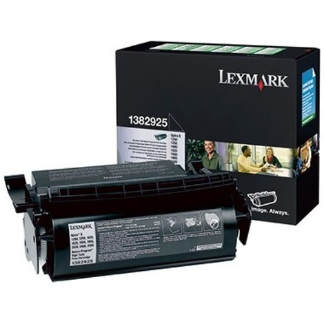 Original Lexmark 1382925 Toner black return program 17.600 Seiten
