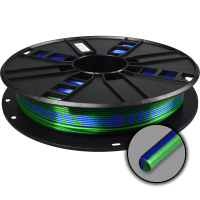 3D-Filament Seiden-PLA Magic blau+grün mit Perlglanz 1.75mm 500g Spule