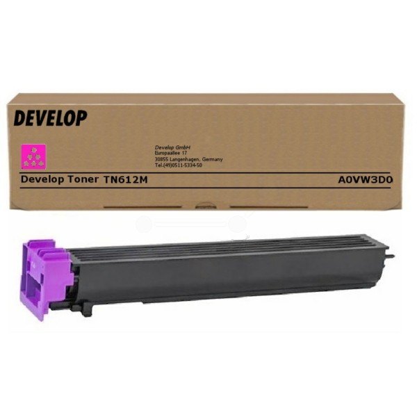 Original Develop A0VW3D0 / TN-612 M Toner magenta 25.000 Seiten