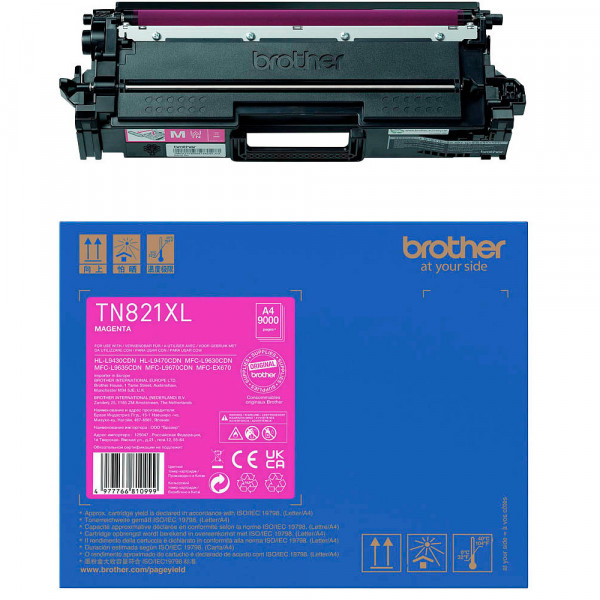 Original Brother TN-821XLM Toner magenta 9.000 Seiten