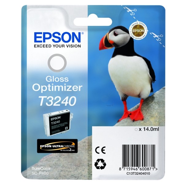 Original Epson C13T32404010 / T3240 Tintenpatrone Gloss-Optimizer 14 ml 3.350 Seiten