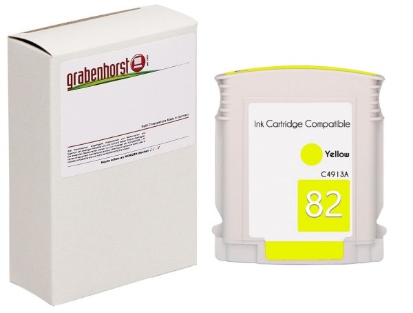 Alternativ HP C4913A / 82 Tinte yellow 69 ml