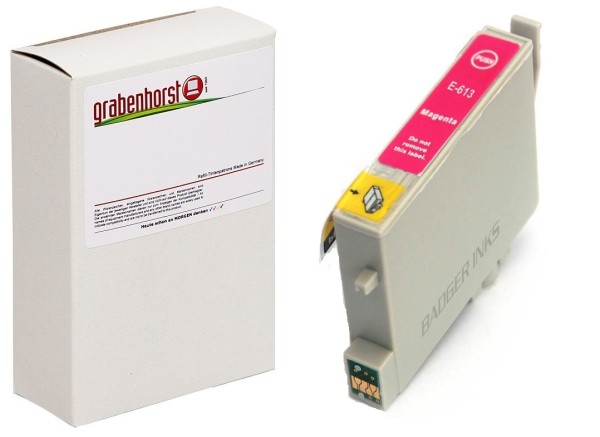 Alternativ Epson C13T06134010 / T0613 Tinte magenta 370 Seiten