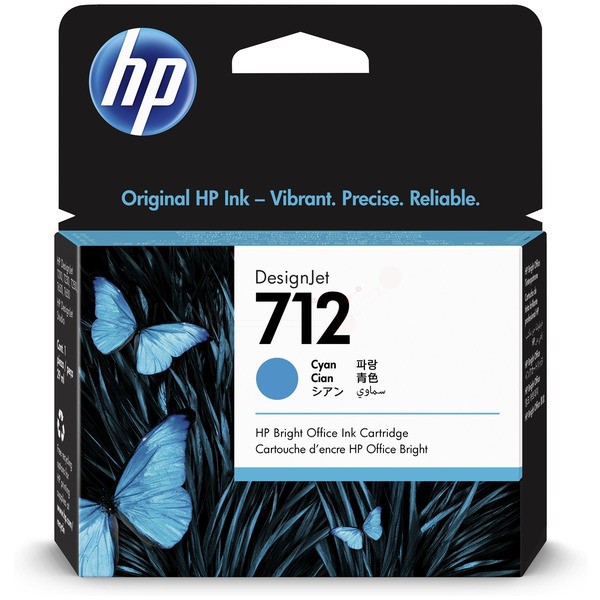 Original HP 3ED67A / 712 Tinte cyan 29 ml