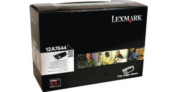 Original Lexmark 12A7644 Toner black corporate 30.000 Seiten