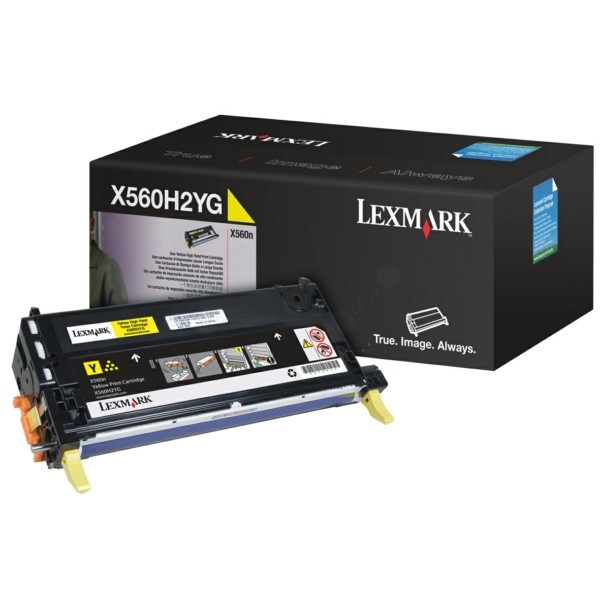 Original Lexmark X560H2YG Tonerkartusche gelb 10.000 Seiten