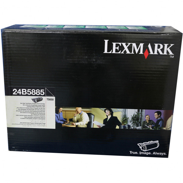 Original Lexmark 24B5885 Toner black 25.000 Seiten