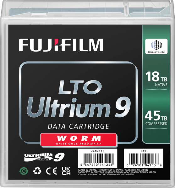 Original Fuji 16659059 , LTO9 / LTO Ultrium 9 , 18TB / 45TB Datenträger WORM