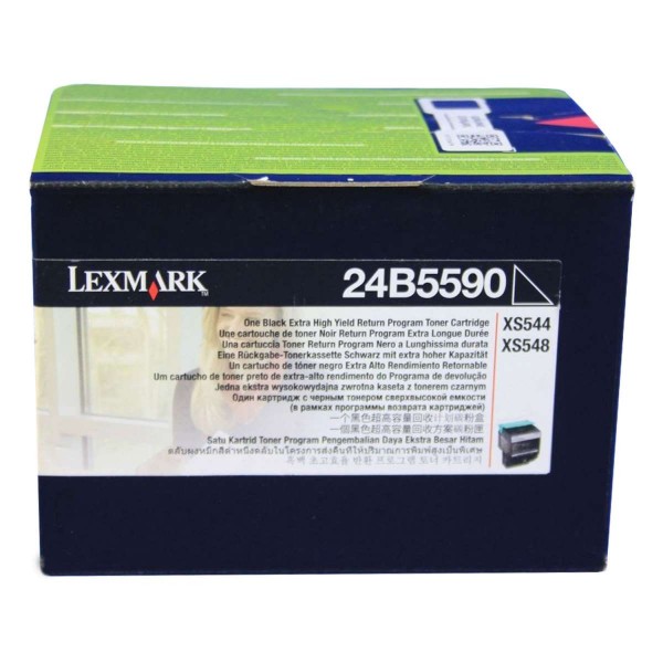 Original Lexmark 24B5590 Toner black return program 6.000 Seiten