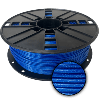 3D-Filament metallic PLA mit Glitzer blau 1.75mm 1000g Spule