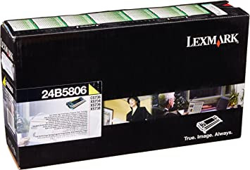 Original Lexmark 24B5806 Toner yellow return program 10.000 Seiten